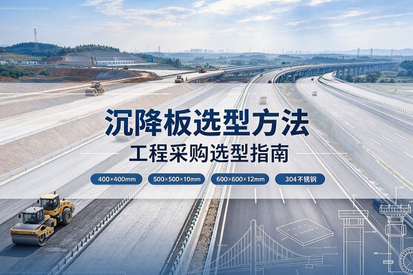道外沉降板选择方法