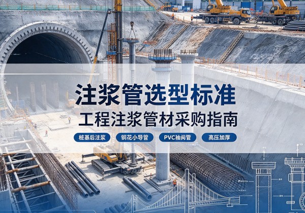 道外注浆管选型标准